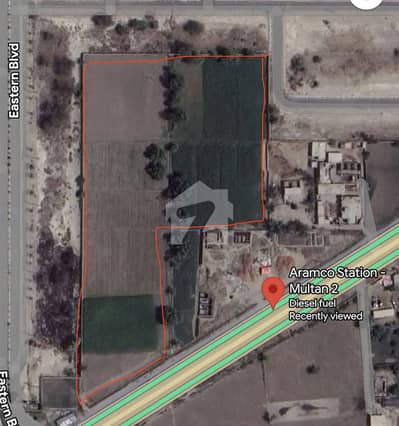 44 Kanals, 220ft front adjacent to Aramco Multan