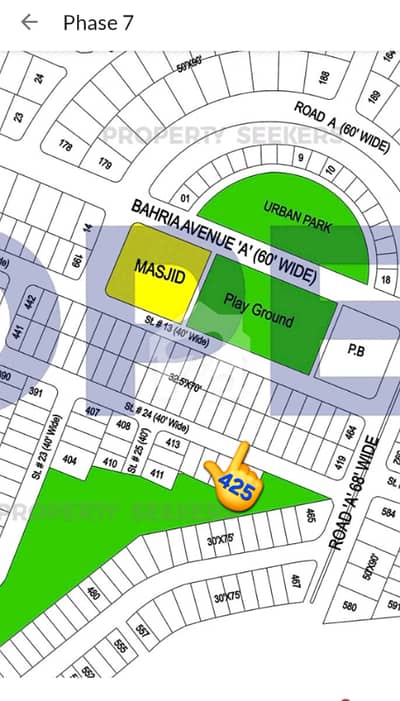 Phase7 10Marla Near Fatima Masjid Residential Plot Available in Bahria Town Phase7 Rwp/Isb
