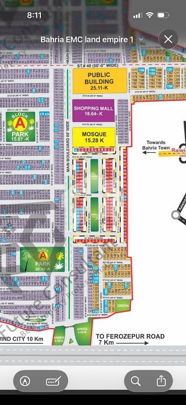 4 Marla commercial plot A block bahria town emc investor price deal