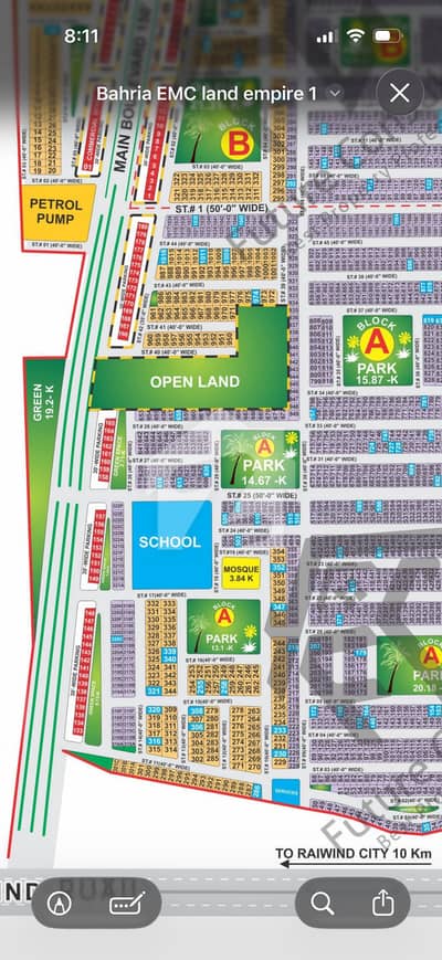 5.33 Marla Commercial plot A block bahria town emc 150ft vide bulaivard investor price deal 5.33 Marla Commercial plot A block bahria town emc 150ft vide bulaivard investor price deal