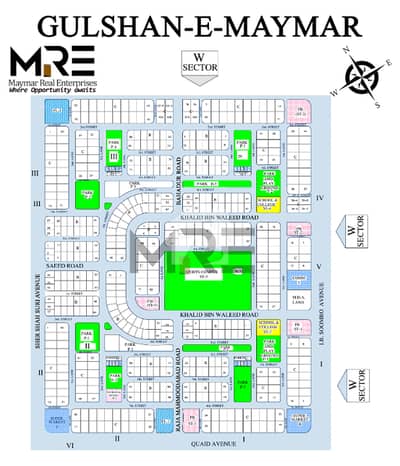 400 Sq Yards Residential Plot Available In Gulshan-E-Maymar - Sector W For Sale