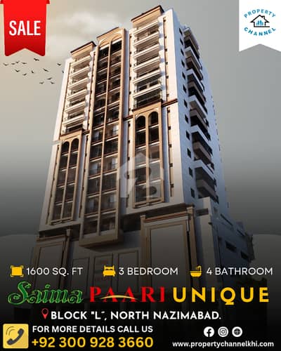 SAIMA PARI UNIQUE 3 BEDROOMS APARTMENT