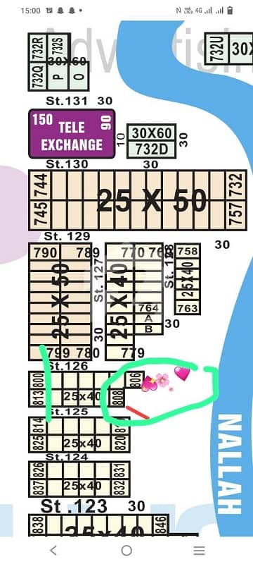 4 Marla Pair Plots For Sell Each Plot 3.75cr