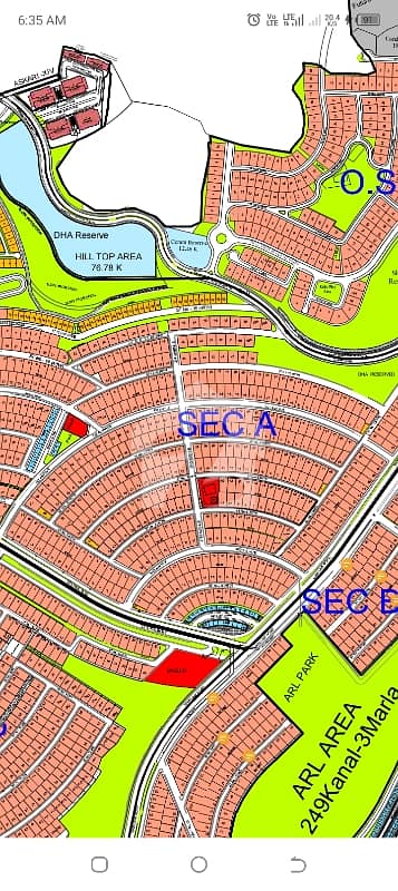 1 Kanal Residential Plot Available For Sale in DHA 4 Sector A