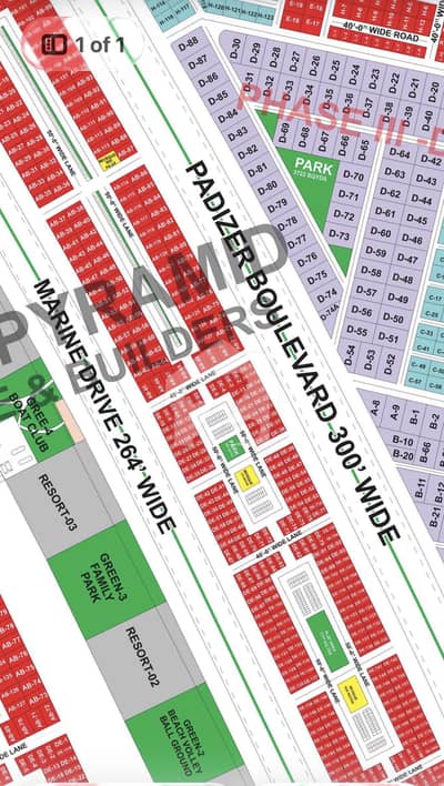 444 Sq Yards Commercial Plot for Sale on Padizer Boulevard, New Town Gwadar