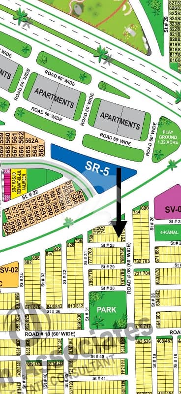 V-752 Nearest To. 150ft Road Super Hot Location
