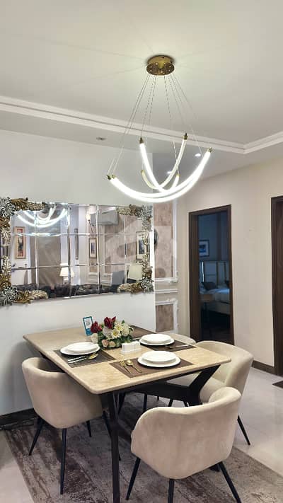Ultra-Luxury Fully Furnished 3-Bed Ground Floor Apartment for Rent in Shah Jamal