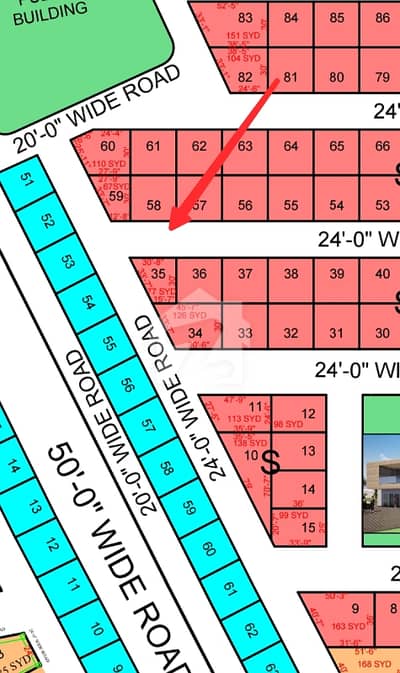 77 SQ Yards Corner Plot Available For Sale