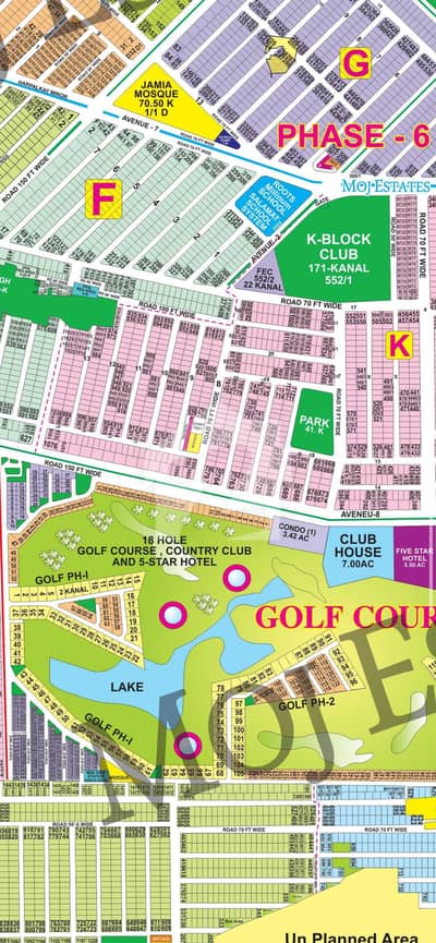 20 Marla Premium Plot In F Block Of Dha Phase 6