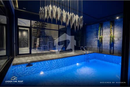 1 Kanal Top Quality Build Luxurious Beautiful Modern Design Villa With Basement For Sale In DHA Lahore Phase 6 Prime Location