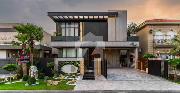 1 Kanal Top Quality Build Luxurious Beautiful Ultra Modern Design Villa Full Furnished With Basement For Sale In DHA Lahore Phase 6 Prime Location