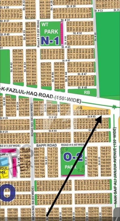DHA Multan sector O 1 kanal residential plot near to park, Masjid and commercial.