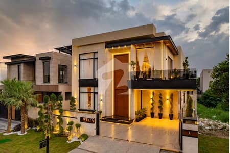 1 Kanal Top Quality Build Luxurious Beautiful Ultra Modern Design Villa Full Furnished With Basement For Sale In DHA Lahore Phase 6 Prime Location