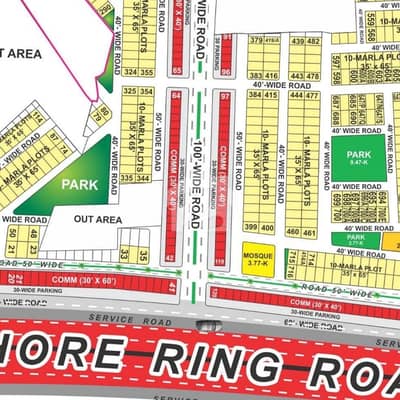 5 Marla Commercial Plot Open Form For Sale Golf View 2 Bahria Town Lahore 5 Marla Commercial Plot Open Form For Sale Golf View 2 Bahria Town Lahore