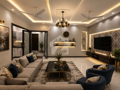 10 MARLA FULLY FURNISHED MODERN ELEVATION HOUSE FOR RENT IN SECTOR C, BAHRIA TOWN LAHORE