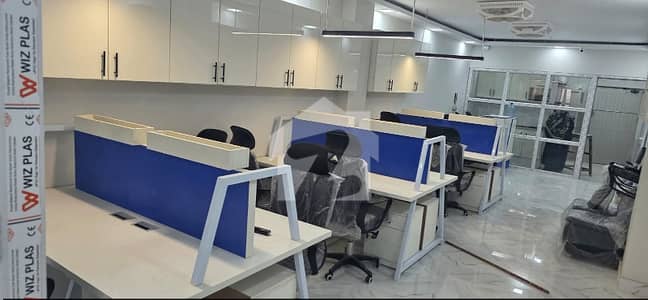 FULL FURNISHED OFFICE MEZZANINE FLOOR FOR RENT IN SHAHRAH E FAISAL