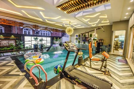 1 Kanal Top Quality Build Luxurious Beautiful Ultra Modern Design Villa With Basement For Sale In DHA Lahore Phase 7 Prime Location Near To Raya