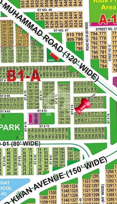 B1 Corner Extra Land Available Plot For Sale