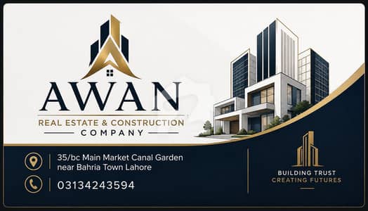 1 KANAL PRIME LOCATION PLOT AVAILABLE FOR SALE IN C BLOCK CANAL GARDEN NEAR BAHRIA TOWN LAHORE