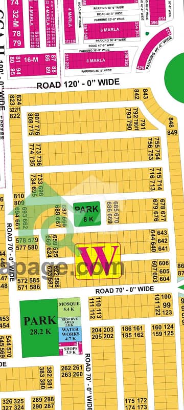 Phase 8 W Block Facing Park
