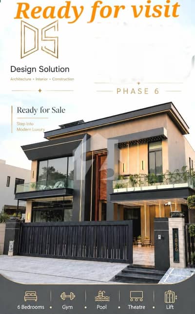SYED BROTHERS PROUDLY OFFERS: 1-Kanal Elegant And Fully Furnished Bungalow With Gym, Theater, Lift & Pool Is Available In The Best Block Of DHA Lahore.