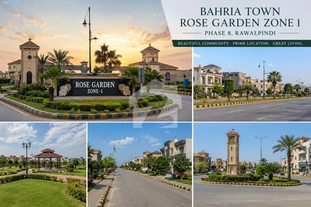 Plot for Sale Bahria Town Phase 8, Rose Garden Zone 1 | Plot #307