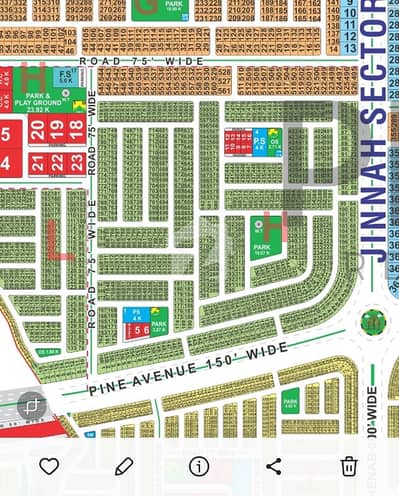lda city Lahore H Block 10-Marla plot Available For Sale