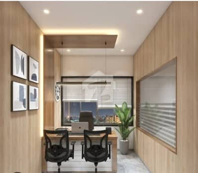 Furnished Office /Cabin Available Ideal Location Near Dha Office