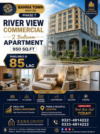 2 Bedroom Apartment Available For Sale In Bahria Town Rwp/Isb Phase 7