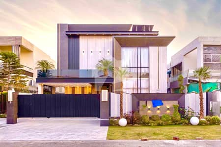 1 Kanal Top Quality Build Luxurious Beautiful Modern Design Villa With Basement For Sale In DHA Lahore Phase 7 Prime Location