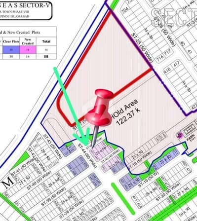 CORNER plot overseas 5 5marla for sale