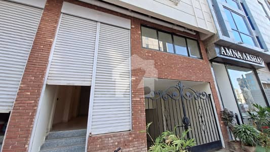 Shop For Rent Ground Floor With Double Height Space & Loft, Murtaza Commercial, DHA Phase 8