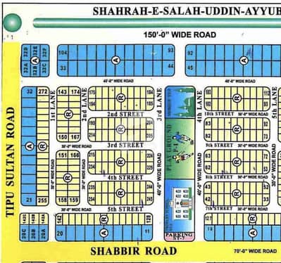 Gulshan Maymar Corner Plot For Sale 165 Sqyds