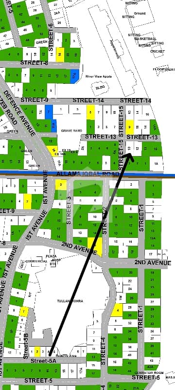 CORNER PLOT DHA PHASE 1 KANAL PLOT AVAILABLE FOR SALE