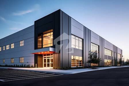 BRAND NEW INDUSTRIAL / COMMERCIAL BUILDING FOR RENT . CON KARIM AMJADI 03009252627