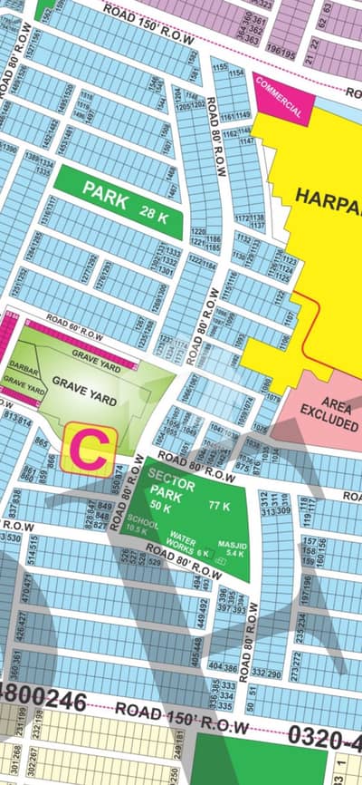 Investor Price One Kanal Plot For Sale 9Prism Block C DHA Lahore