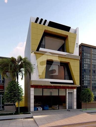 12 Marla Life Time Commercial Paid Building Basement Ground First Floor Total Covered Area 7000 Square Feet Avalible Rent For Johar Town