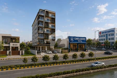 628 Sqft Brand New Luxury Modern Style Facing Canal Near Doctor Hospital Available For Sale In Johar Town