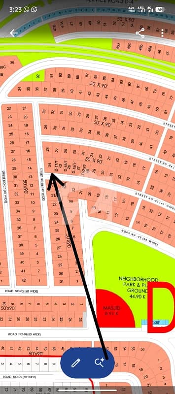 1 Kanal Developed Possesionable Corner Category Plot Available For Sale. . .