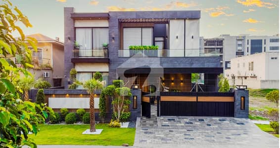 1 Kanal Top Quality Luxurious Beautiful Ultra Modern Design Villa With Basement For Sale In DHA Lahore Phase 7 Prime Location Near Park