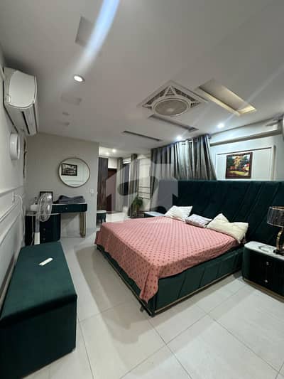 Fully furnished 1-bed apartment available for rent in Sector E, Bahria Town Lahore.