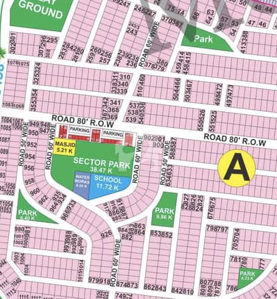 1 Kanal Super Hot Location Plot In DHA Phase 9