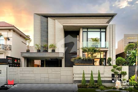 1 Kanal Lawn Top Quality Build Luxurious Beautiful Ultra Modern Design Villa Full Furnished With Basement For Sale In DHA Lahore Phase 7 Prime Location