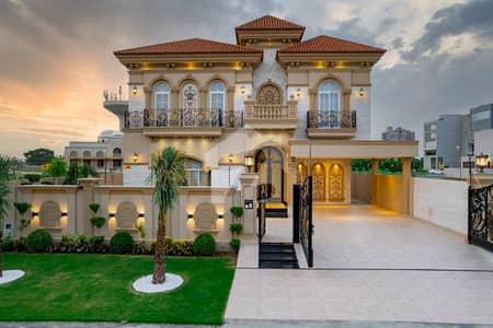 20 Marla Top Quality Build Luxurious Beautiful Spanish Design Villa Full Furnished With Basement 15 Kv Solar Installed For Sale In DHA Lahore Phase 6 Prime Location