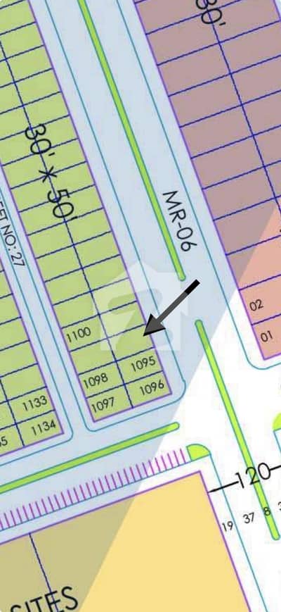 Double Road Plot For Sale