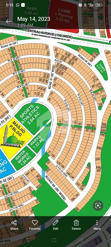 250 Square Yards Residential Plot For Sale In Bahria Town Karachi