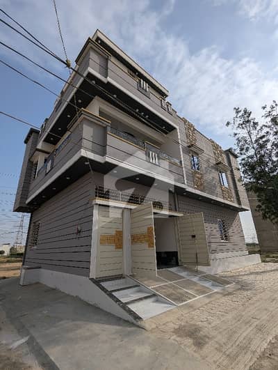 135 Sq. Yard Brand New Corner House (G+1) for Sale West Open in Saadi Gardens 135 Sq. Yard Brand New Corner House (G+1) for Sale West Open in Saadi Gardens