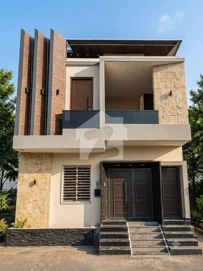 Modern Design House With G+1 Front Elevation (3 Bedrooms) Available For Sale In Vip Block 5 Saadi Gardens Modern Design House With G+1 Front Elevation (3 Bedrooms) Available For Sale In Vip Block 5 Saadi Gardens