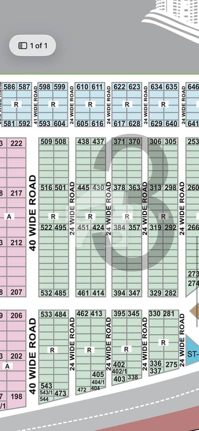 Saadi Garden Block 3 Second Belt West Open Transfer Plot