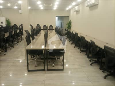 Brand New Furnished Office For Rent In Gulberg, Very Hot Location For (Call Center + Software House + Marketing Office & Other Setup As You Want)
